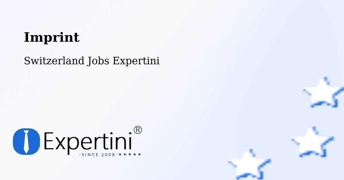 Imprint – Horw - Switzerland Jobs Expertini
